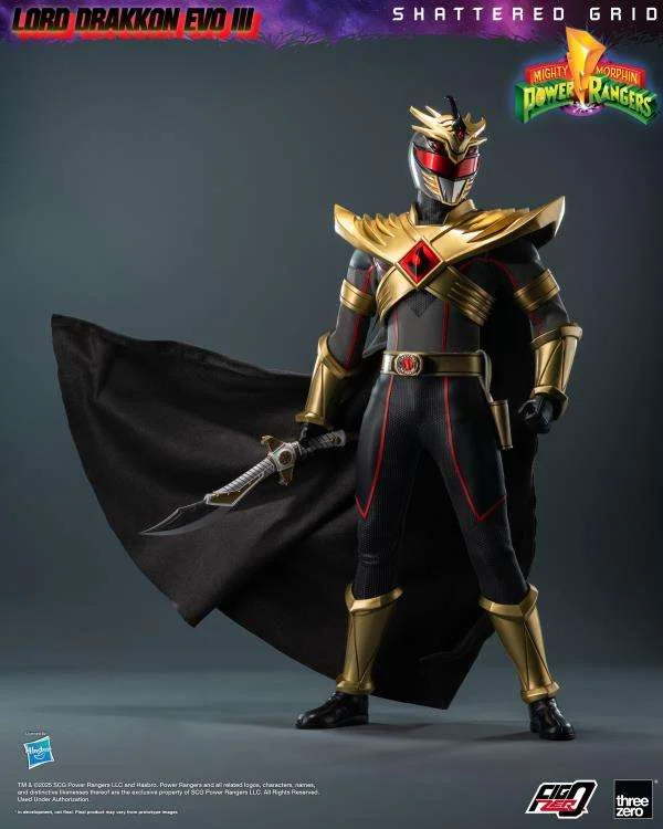 1/6 THREEZERO - MMPR SHATTERED GRID LORD DRAKKON EVO III