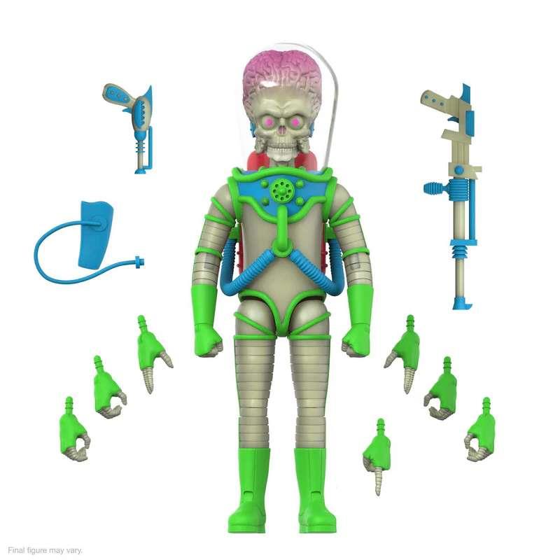 MARS ATTACKS ULTIMATES! WAVE 02 MARTIAN INVASION BEGINS GLOW IN THE DARK