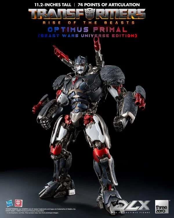 TRANSFORMERS RISE OF THE BEASTS DLX OPTIMUS PRIMAL BEAST WARS FIGURE