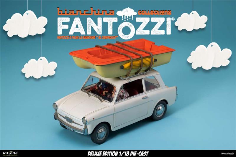 1/18 INFINITE - FANTOZZI E FILINI LA BIANCHINA AL CAMPEGGIO DIE-CAST DELUXE EDITION