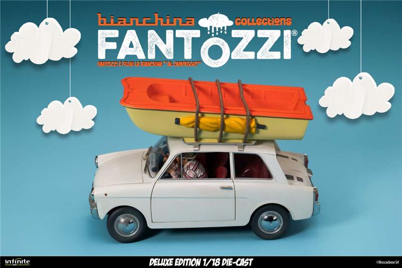 1/18 INFINITE - FANTOZZI E FILINI LA BIANCHINA AL CAMPEGGIO DIE-CAST DELUXE EDITION