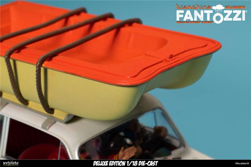 1/18 INFINITE - FANTOZZI E FILINI LA BIANCHINA AL CAMPEGGIO DIE-CAST DELUXE EDITION