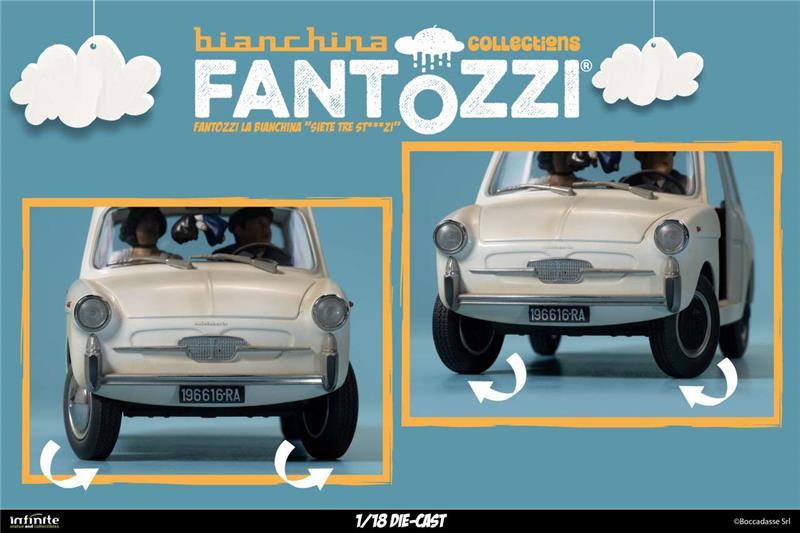 1/18 INFINITE - FANTOZZI LA BIANCHINA SIETE TRE ST...ZI DIE-CAST