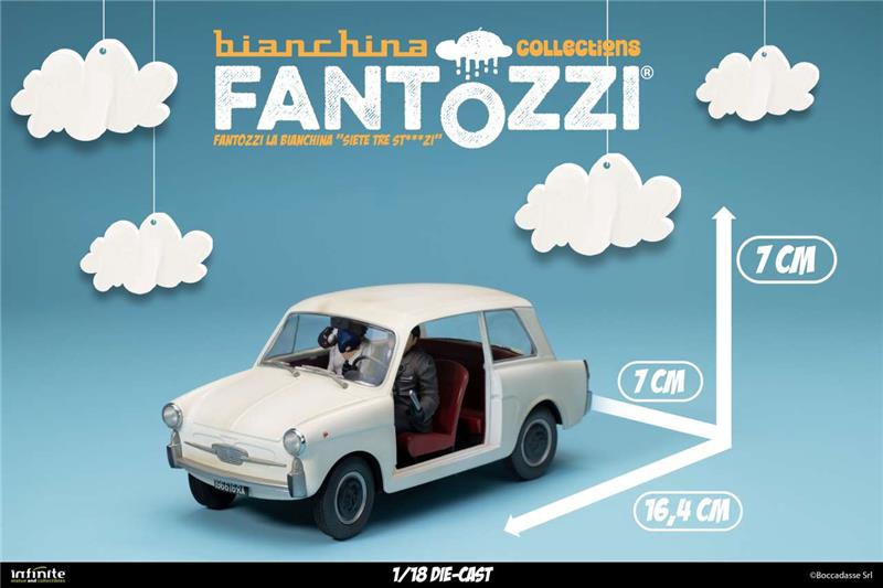 1/18 INFINITE - FANTOZZI LA BIANCHINA SIETE TRE ST...ZI DIE-CAST