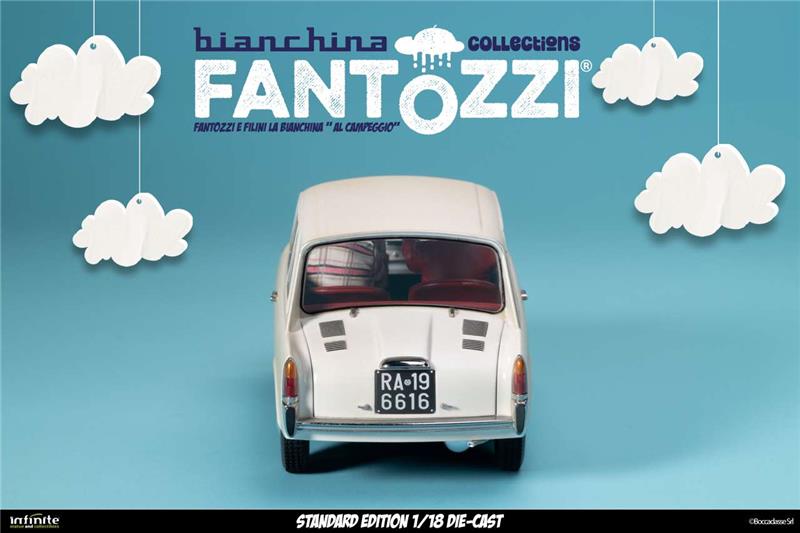 1/18 INFINITE - FANTOZZI E FILINI LA BIANCHINA AL CAMPEGGIO DIE-CAST STANDARD EDITION