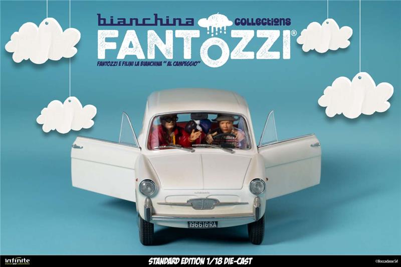 1/18 INFINITE - FANTOZZI E FILINI LA BIANCHINA AL CAMPEGGIO DIE-CAST STANDARD EDITION