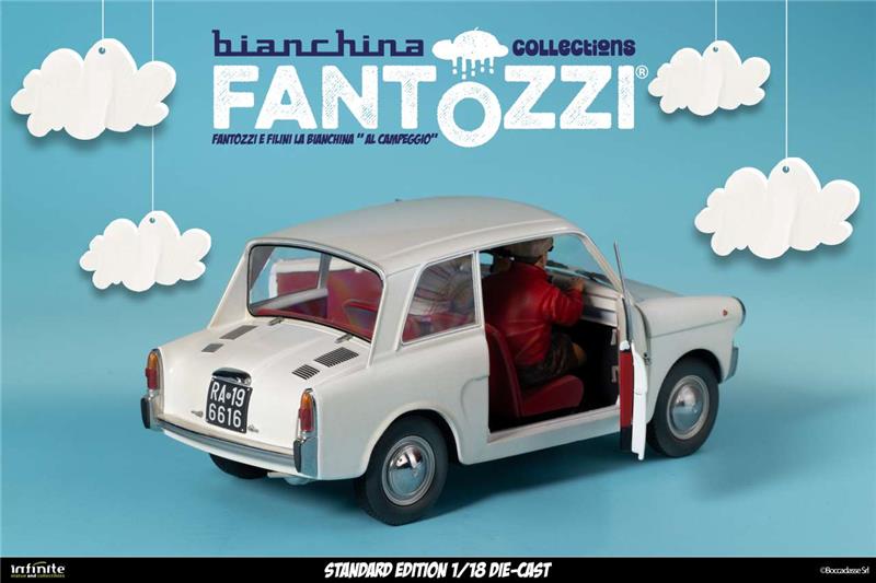 1/18 INFINITE - FANTOZZI E FILINI LA BIANCHINA AL CAMPEGGIO DIE-CAST STANDARD EDITION