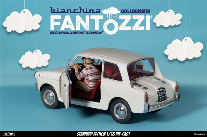1/18 INFINITE - FANTOZZI E FILINI LA BIANCHINA AL CAMPEGGIO DIE-CAST STANDARD EDITION