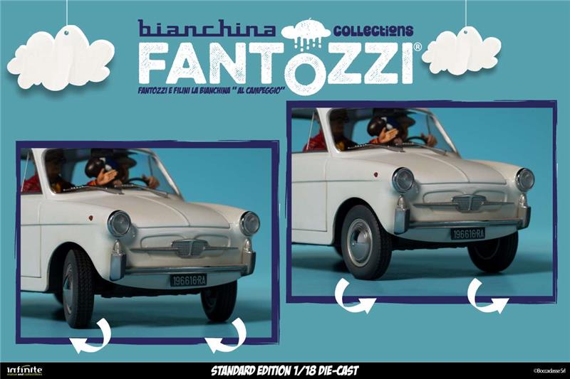 1/18 INFINITE - FANTOZZI E FILINI LA BIANCHINA AL CAMPEGGIO DIE-CAST STANDARD EDITION
