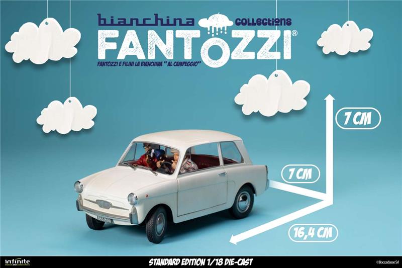 1/18 INFINITE - FANTOZZI E FILINI LA BIANCHINA AL CAMPEGGIO DIE-CAST STANDARD EDITION