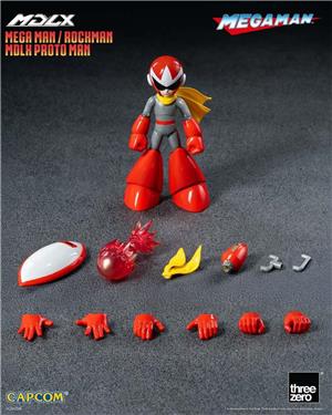 threezero mega man mdlx proto man