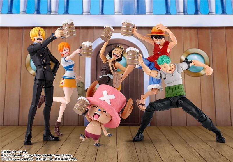 S.H.FIGUARTS - ONE PIECE THE STRAW HAT CREW PARTY SET