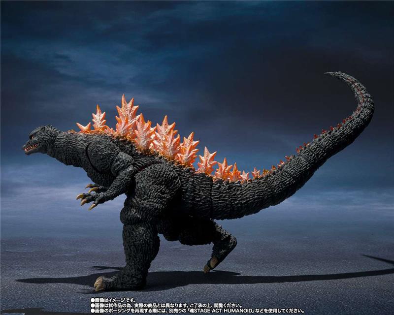 S.H.MONSTERARTS -GODZILLA 2004 HEAT RAY VER VS NEW GOTENGO
