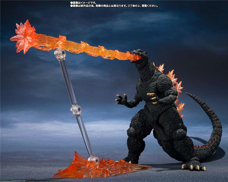 S.H.MONSTERARTS -GODZILLA 2004 HEAT RAY VER VS NEW GOTENGO