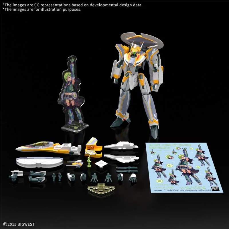 1/100 HG VF-31E SIEGFRIED CHUCK MUSTANG USE DLX SET