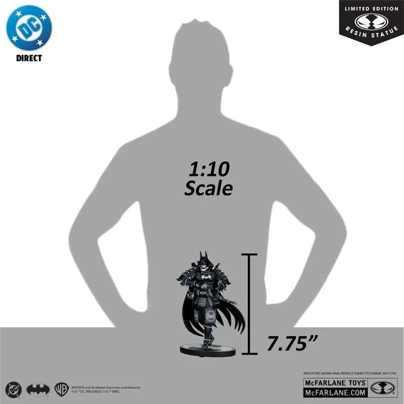 DC DIRECT BATMAN BLACK & WHITE BATMAN NINJA RESIN STATUE