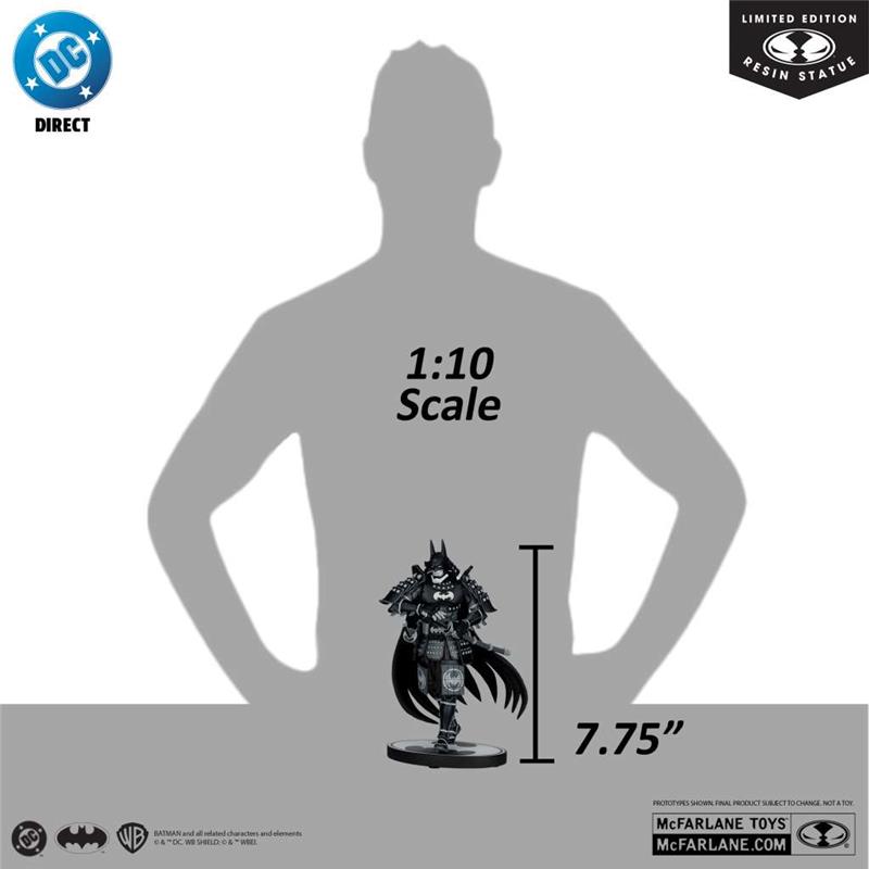 DC DIRECT BATMAN BLACK & WHITE BATMAN NINJA RESIN STATUE