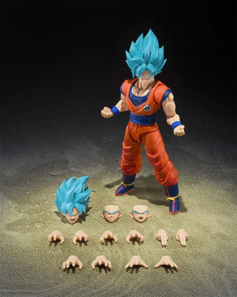 S.H.FIGUARTS - DRAGON BALL SUPER SAIYAN GOD SUPER SAIYAN SON GOKU BLUE POWER