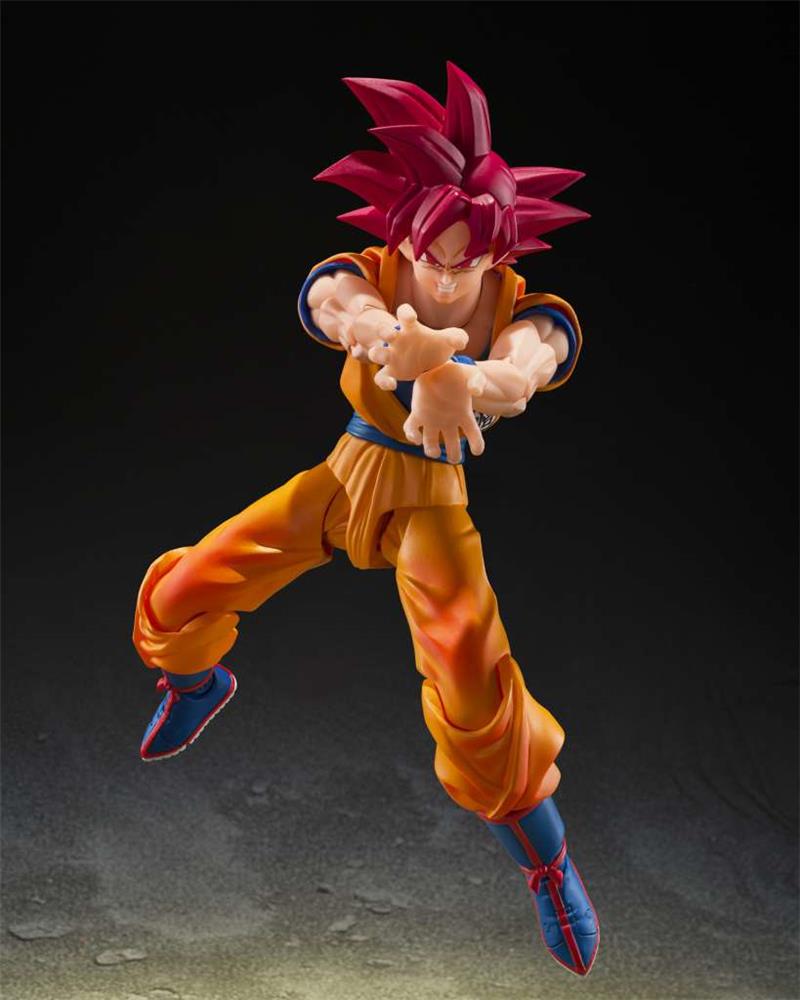 S.H.FIGUARTS - DRAGON BALL SUPER SAIYAN GOD SON GOKU GOD AURA