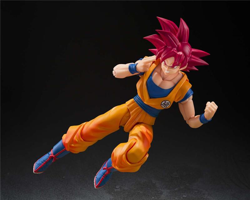 S.H.FIGUARTS - DRAGON BALL SUPER SAIYAN GOD SON GOKU GOD AURA