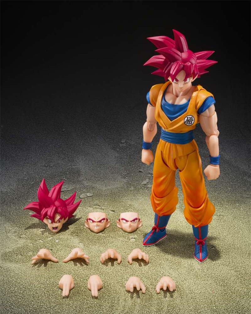 S.H.FIGUARTS - DRAGON BALL SUPER SAIYAN GOD SON GOKU GOD AURA