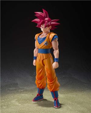 bandai sh figuarts shfiguarts dragon ball super saiyan god son goku god aura