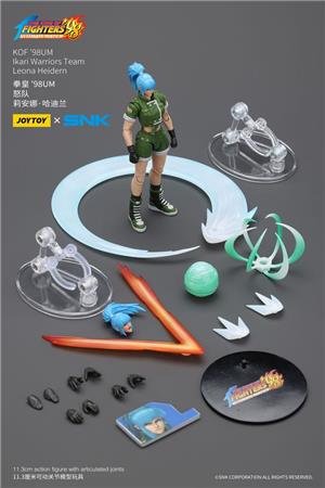 joy toy the king of fighters 98 action figure hero team leona heidern
