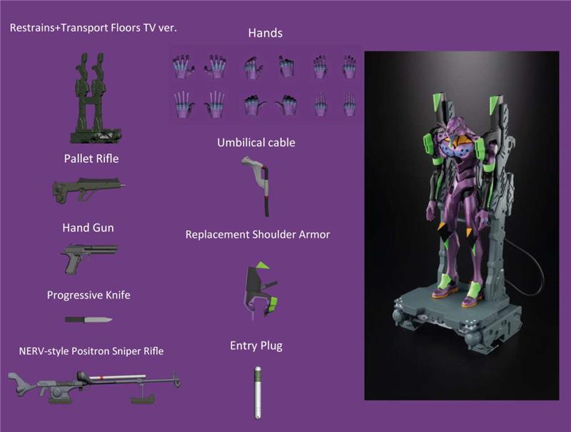 NEON GENESIS EVANGELION TEST TYPE 01 TVERSION ACTION EDITION MODEL KIT