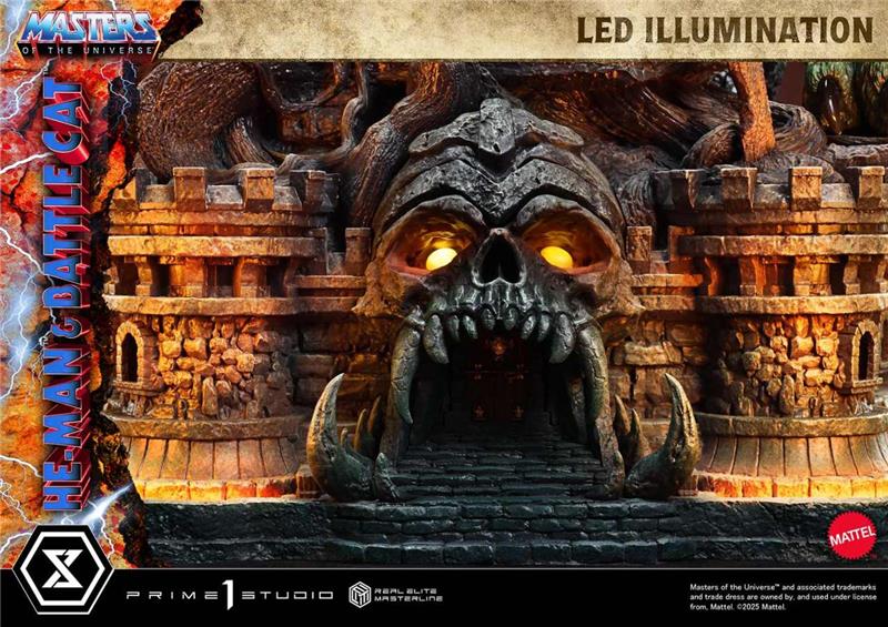 MASTERS OF THE UNIVERSE HE-MAN & BATTLE CAT REAL ELITE MASTERLINE 1/4 STATUE