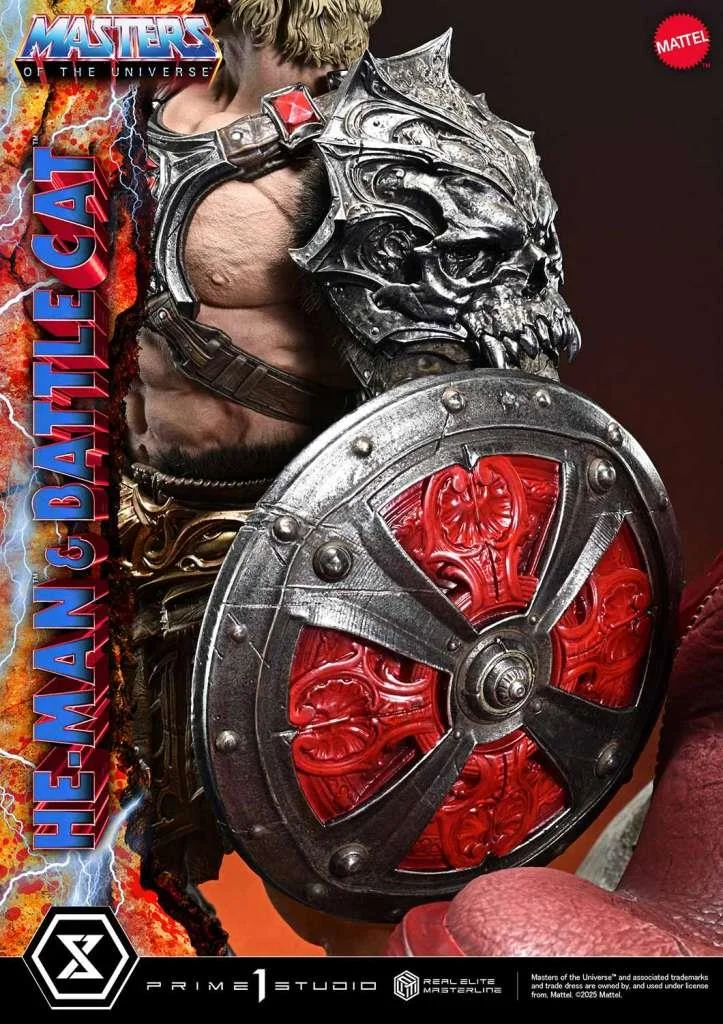 MASTERS OF THE UNIVERSE HE-MAN & BATTLE CAT REAL ELITE MASTERLINE 1/4 STATUE