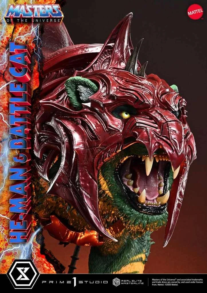 MASTERS OF THE UNIVERSE HE-MAN & BATTLE CAT REAL ELITE MASTERLINE 1/4 STATUE