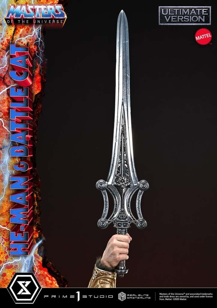 MASTERS OF THE UNIVERSE HE-MAN & BATTLE CAT REAL ELITE MASTERLINE ULTIMATE VERSION 1/4 STATUE