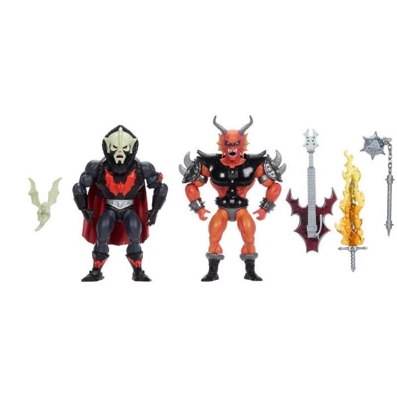 MASTERS OF THE UNIVERSE X STRANGER THINGS ORIGINS ACTION FIGURE 2-PACK HORDAK & HELLFIRE-MAN