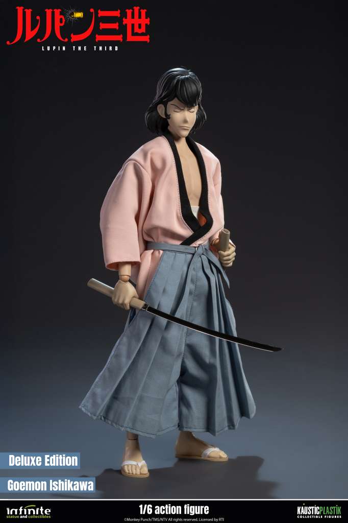LUPIN THE 3RD THE ITALIAN ADVENTURE GOEMON ISHIKAWA XIII 1/6 ACTION FIGURE DELUXE EDITION