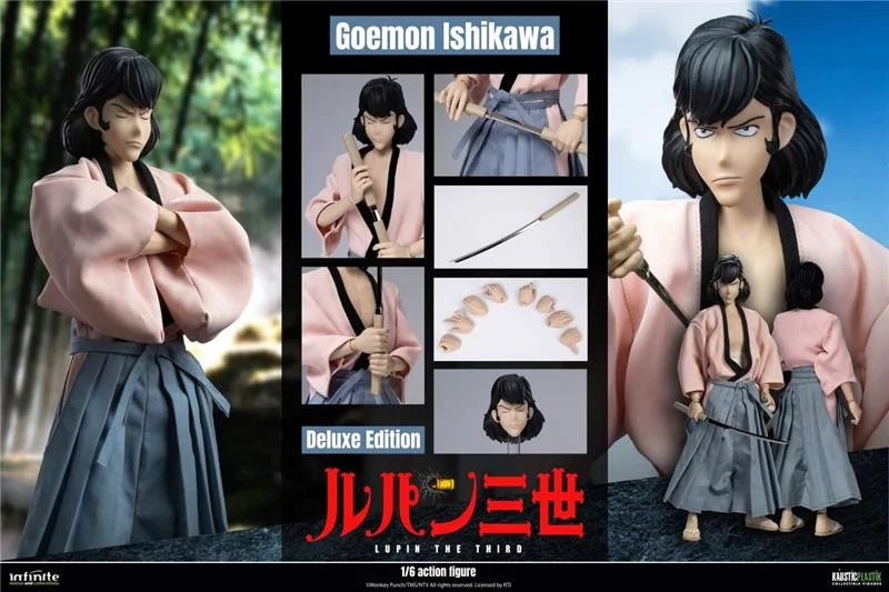 LUPIN THE 3RD THE ITALIAN ADVENTURE GOEMON ISHIKAWA XIII 1/6 ACTION FIGURE DELUXE EDITION