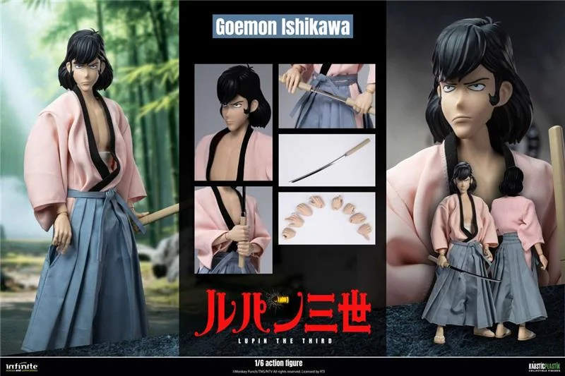 LUPIN THE 3RD THE ITALIAN ADVENTURE GOEMON ISHIKAWA XIII 1/6 ACTION FIGURE STANDARD EDITION