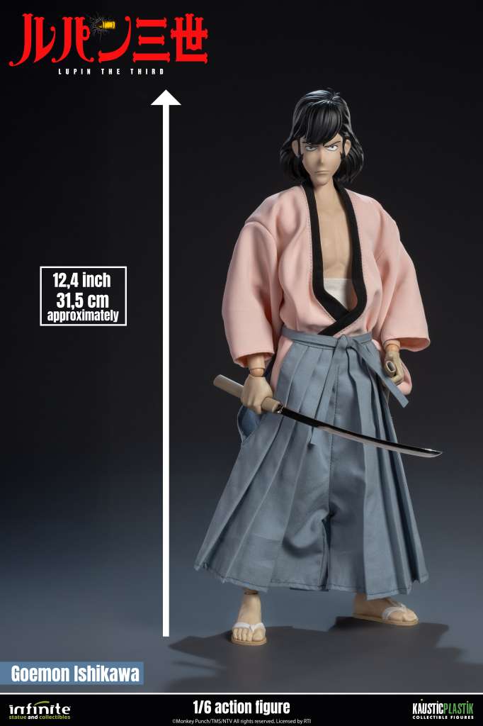 LUPIN THE 3RD THE ITALIAN ADVENTURE GOEMON ISHIKAWA XIII 1/6 ACTION FIGURE STANDARD EDITION