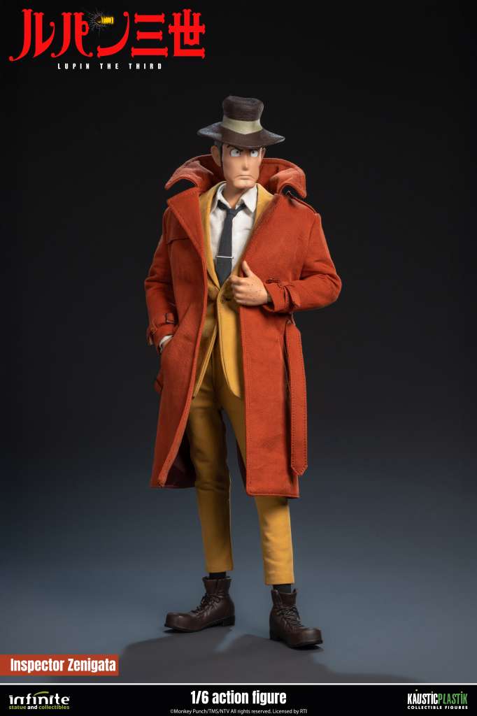 LUPIN THE 3RD THE ITALIAN ADVENTURE INSPECTOR KOICHI ZENIGATA 1/6 ACTION FIGURE STANDARD EDITION