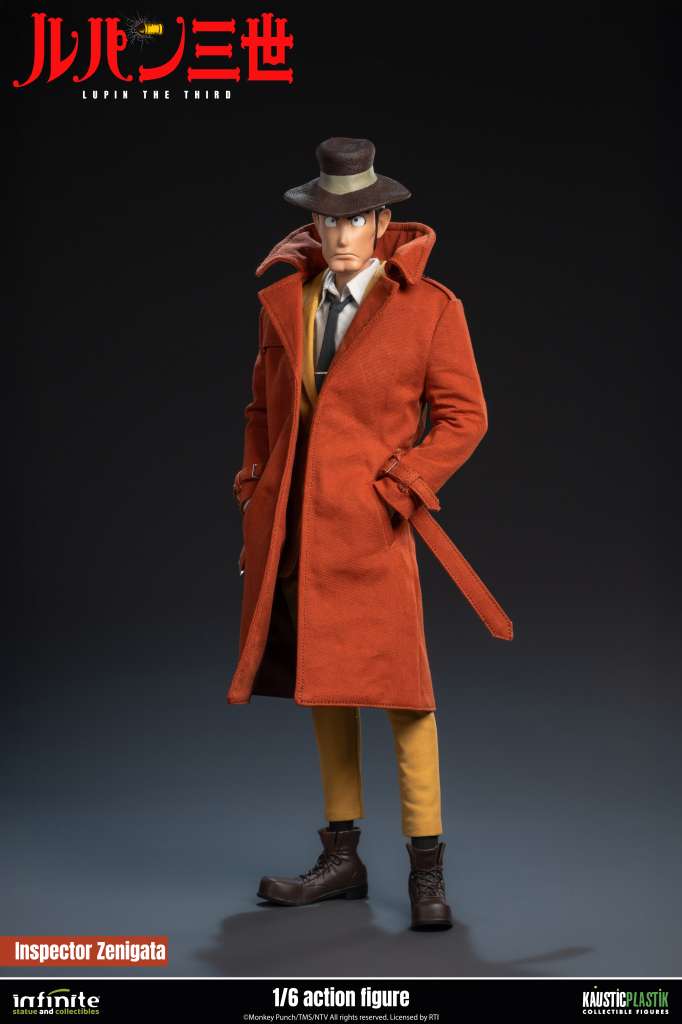 LUPIN THE 3RD THE ITALIAN ADVENTURE INSPECTOR KOICHI ZENIGATA 1/6 ACTION FIGURE STANDARD EDITION