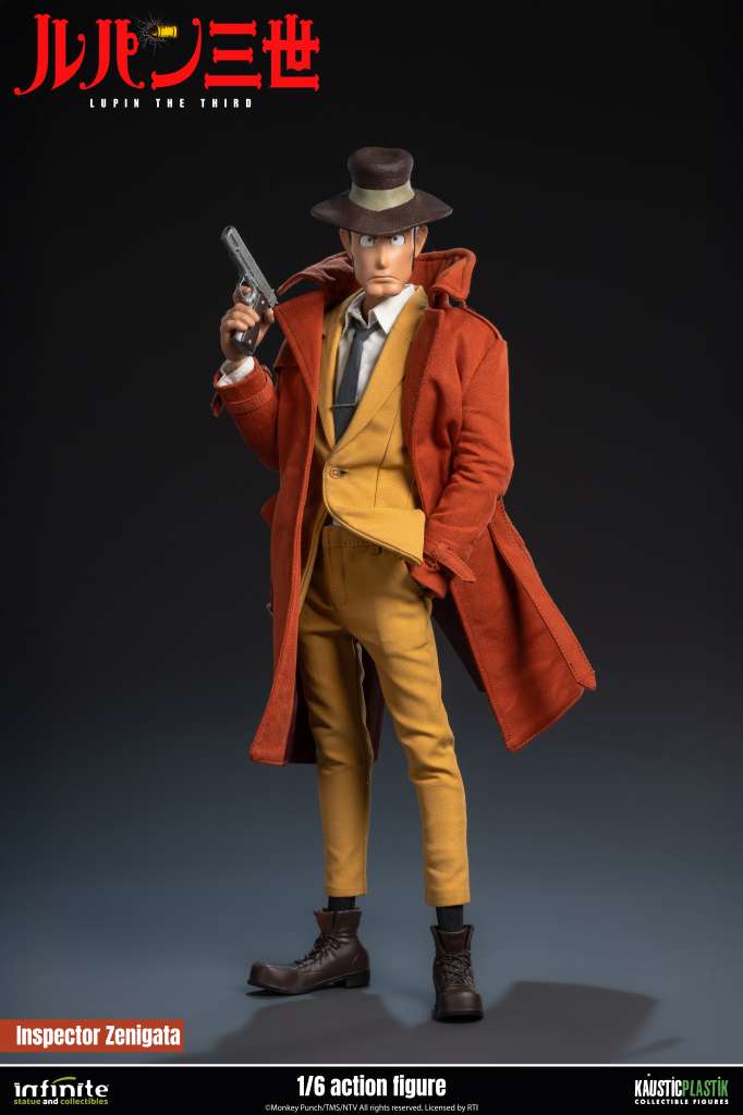 LUPIN THE 3RD THE ITALIAN ADVENTURE INSPECTOR KOICHI ZENIGATA 1/6 ACTION FIGURE STANDARD EDITION