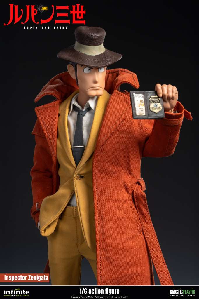 LUPIN THE 3RD THE ITALIAN ADVENTURE INSPECTOR KOICHI ZENIGATA 1/6 ACTION FIGURE STANDARD EDITION