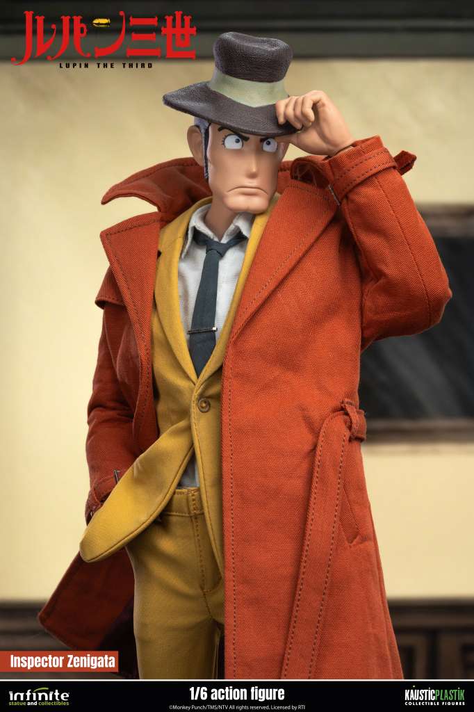 LUPIN THE 3RD THE ITALIAN ADVENTURE INSPECTOR KOICHI ZENIGATA 1/6 ACTION FIGURE STANDARD EDITION
