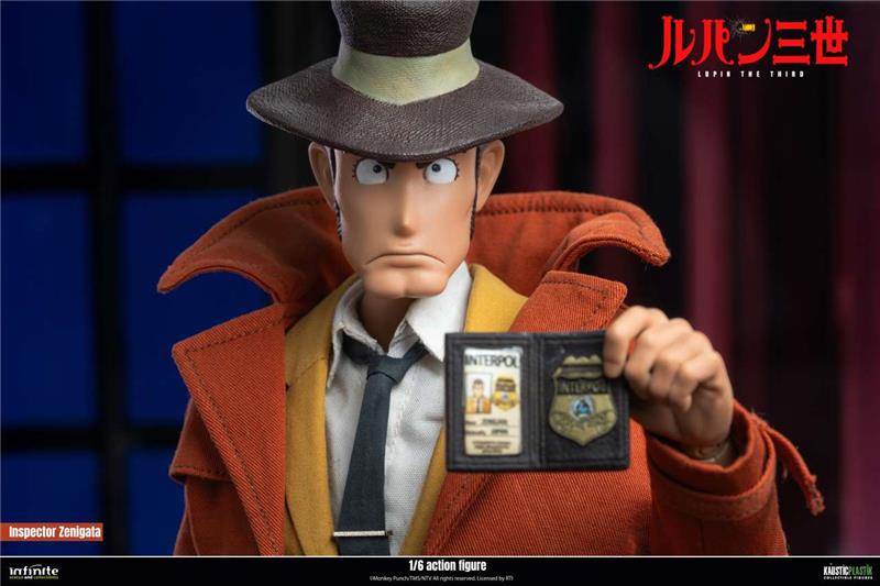 LUPIN THE 3RD THE ITALIAN ADVENTURE INSPECTOR KOICHI ZENIGATA 1/6 ACTION FIGURE STANDARD EDITION