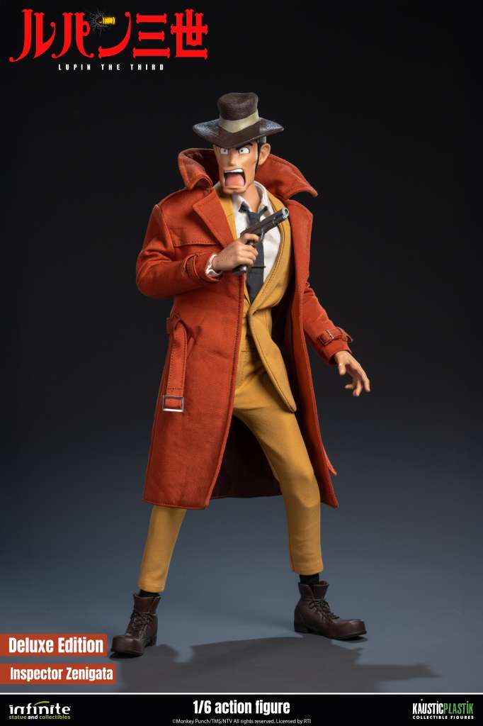 LUPIN THE 3RD THE ITALIAN ADVENTURE INSPECTOR ZENIGATA KOICHI 1/6 ACTION FIGURE DELUXE EDITION
