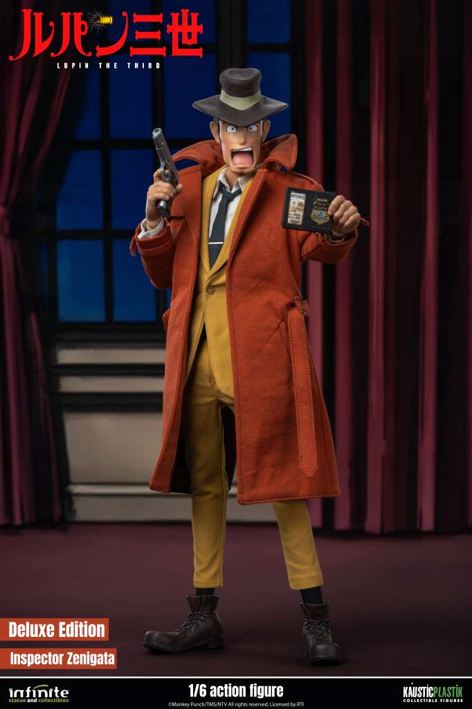 LUPIN THE 3RD THE ITALIAN ADVENTURE INSPECTOR ZENIGATA KOICHI 1/6 ACTION FIGURE DELUXE EDITION