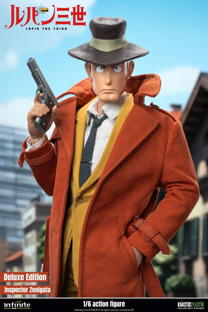LUPIN THE 3RD THE ITALIAN ADVENTURE INSPECTOR ZENIGATA KOICHI 1/6 ACTION FIGURE DELUXE EDITION