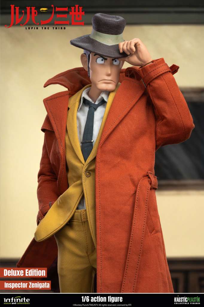 LUPIN THE 3RD THE ITALIAN ADVENTURE INSPECTOR ZENIGATA KOICHI 1/6 ACTION FIGURE DELUXE EDITION