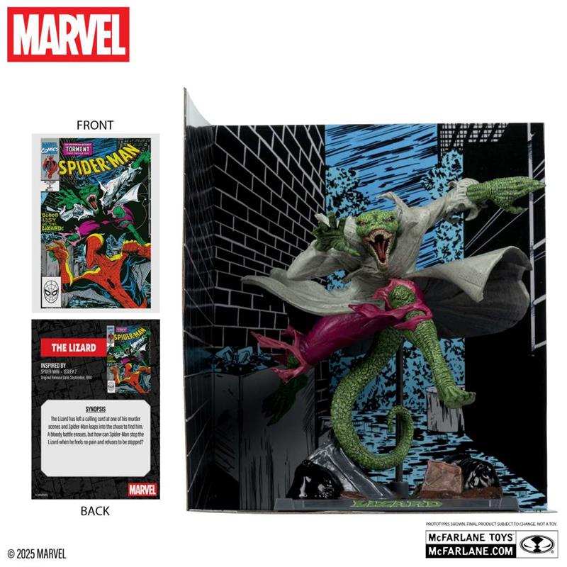 MARVEL COLLECTION 1:10 WV6 THE LIZARD (SPIDER-MAN #2) FIGURE
