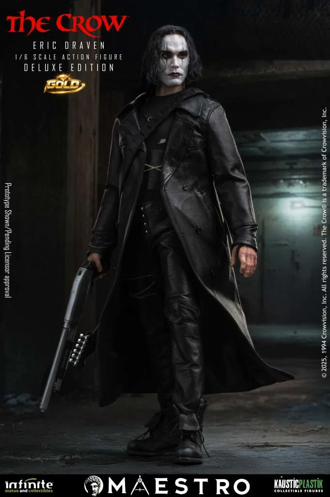 THE CROW ERIC DRAVEN 1/6 LUXURY ACTION FIGURE DELUXE GOLD EDITION