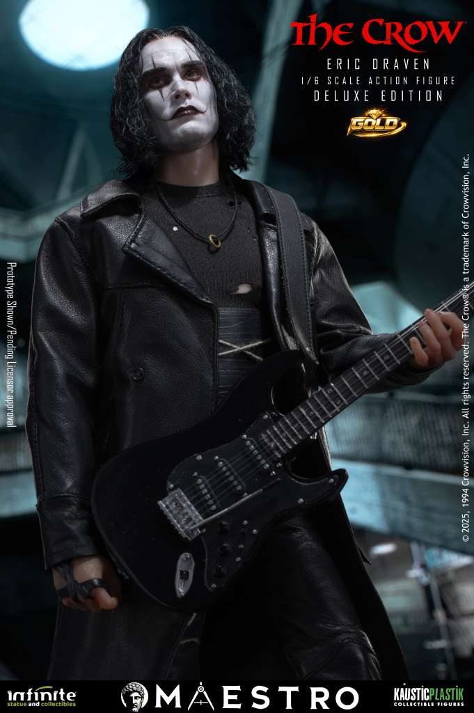 THE CROW ERIC DRAVEN 1/6 LUXURY ACTION FIGURE DELUXE GOLD EDITION
